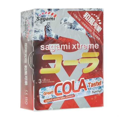 Презервативы Sagami Xtreme Cola ароматизированные 3 шт. в Сибирское Здоровье