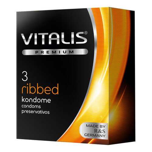 Презервативы Vitalis premium Ribbed 3 шт. в Сибирское Здоровье