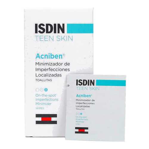 Влажные салфетки Isdin Teen Skin Acniben 30 шт в Сибирское Здоровье