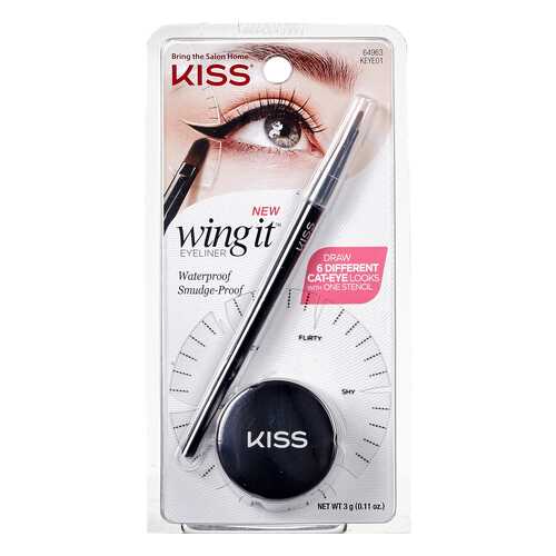 Подводка для глаз Kiss Wing It Eyeliner Black в Сибирское Здоровье