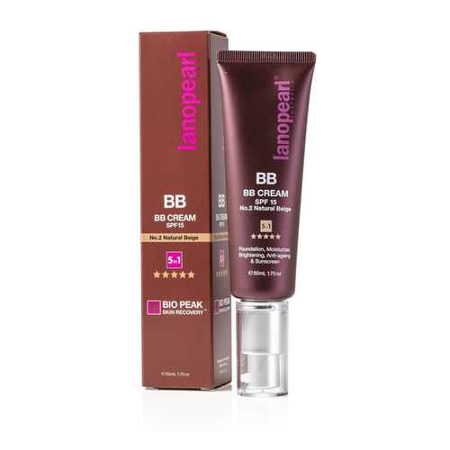 BB-крем натурально-бежевый Lanopearl 5 в 1 BB Cream SPF 15 No.2, 50 мл в Сибирское Здоровье
