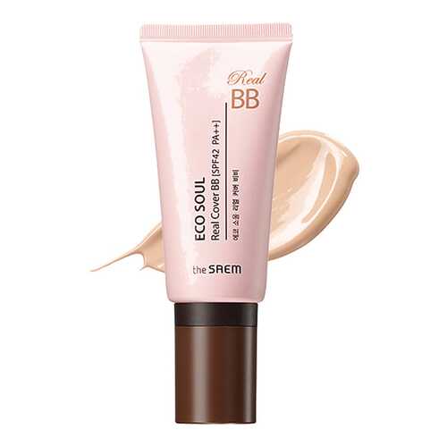 BB средство The Saem Eco Soul Real Cover BB 21 Light Beige 45 г в Сибирское Здоровье