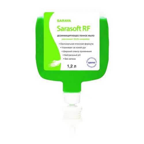 Дезинфицирующее пенное мыло Sarasoft RF 1,2 л в Сибирское Здоровье