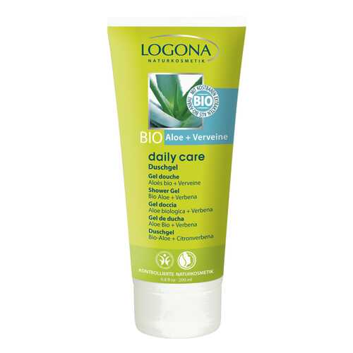 Гель для душа Logona Daily Care Shower Gel Organic Aloe + Verbena 200 мл в Сибирское Здоровье