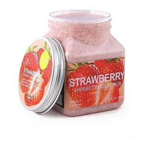 Скраб для тела Wokali Strawberry Sherbet Body Scrub Клубника 350 мл в Сибирское Здоровье