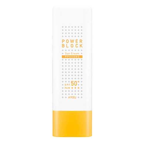 Крем солнцезащитный A'Pieu Power Block Sun Cream (Pposong) SPF50+/PA++++ в Сибирское Здоровье