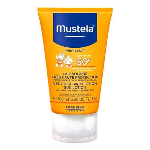 Солнцезащитное молочко Mustela Мустела Бебе SPF 50+, 100 мл Sun в Сибирское Здоровье