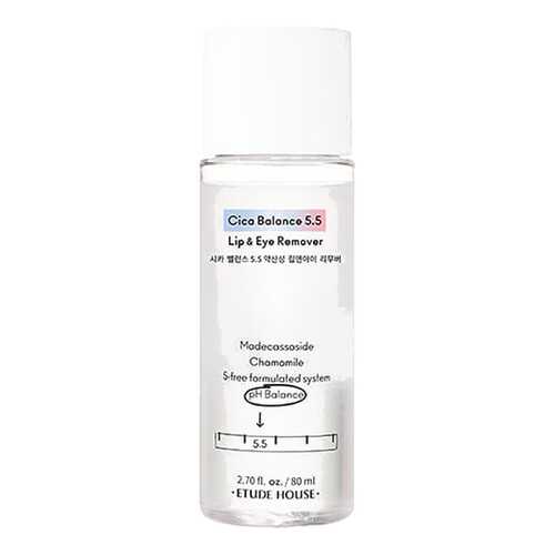 Средство для снятия макияжа Etude House Cica Balance 5.5 Lip&Eye Remover 80 мл в Сибирское Здоровье