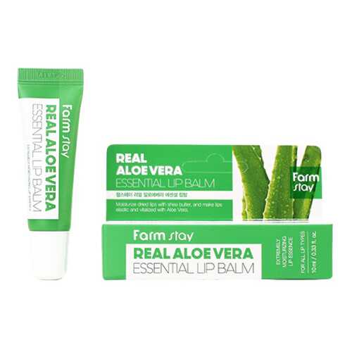 Бальзам для губ FarmStay Lip balm Real Aloe Vera Essential 10 мл в Сибирское Здоровье