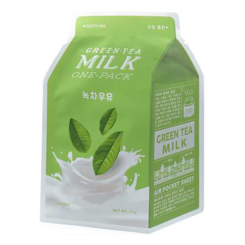 Маска для лица A'Pieu Green Tea Milk One-Pack 21 г в Сибирское Здоровье