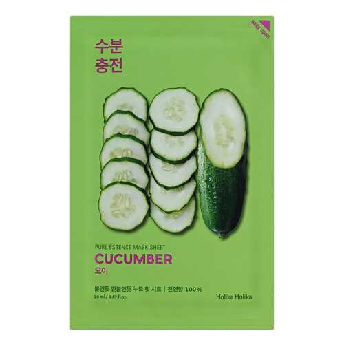 Маска для лица Holika Holika Pure essence Mask Sheet Cucumber 20 мл в Сибирское Здоровье