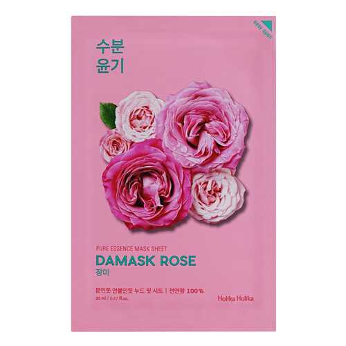 Маска для лица Holika Holika Pure essence Mask Sheet Damask Rose 20 мл в Сибирское Здоровье