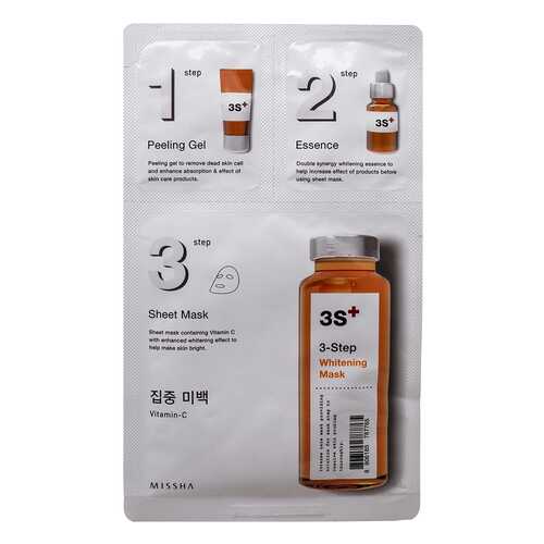 Маска для лица Missha 3-step Whitening 15+22+15 г в Сибирское Здоровье
