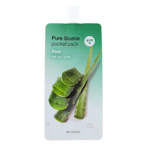 Маска для лица MISSHA Pure Source Pocket Pack - Aloe 10 мл в Сибирское Здоровье