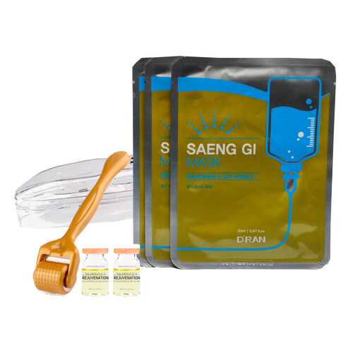 Набор Мезороллер Dr.roller 192 0.5 мм+ SALMON DNA REJUVENATION 2 шт.+D` RAN Saeng Gi Mask в Сибирское Здоровье