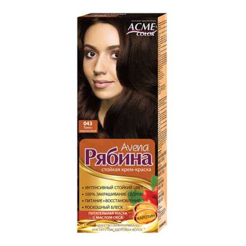 Краска для волос Acme Color Рябина Avena 043 Темно-каштановый 135 мл в Сибирское Здоровье