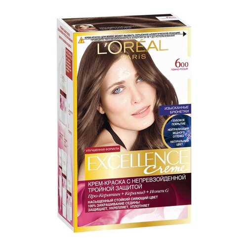 Краска для волос L'Oreal Paris Excellence Тон 600 в Сибирское Здоровье