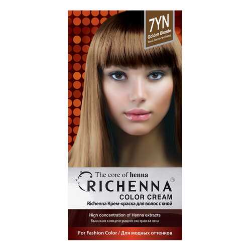 Краска для волос RICHENNA Color Cream 7YN Golden Blonde в Сибирское Здоровье