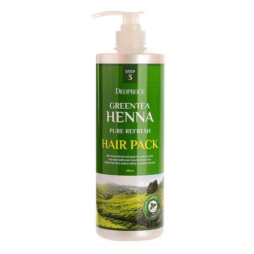 Маска для волос Deoproce GreenTea Henna Pure Refresh Hair Pack 1000 мл в Сибирское Здоровье